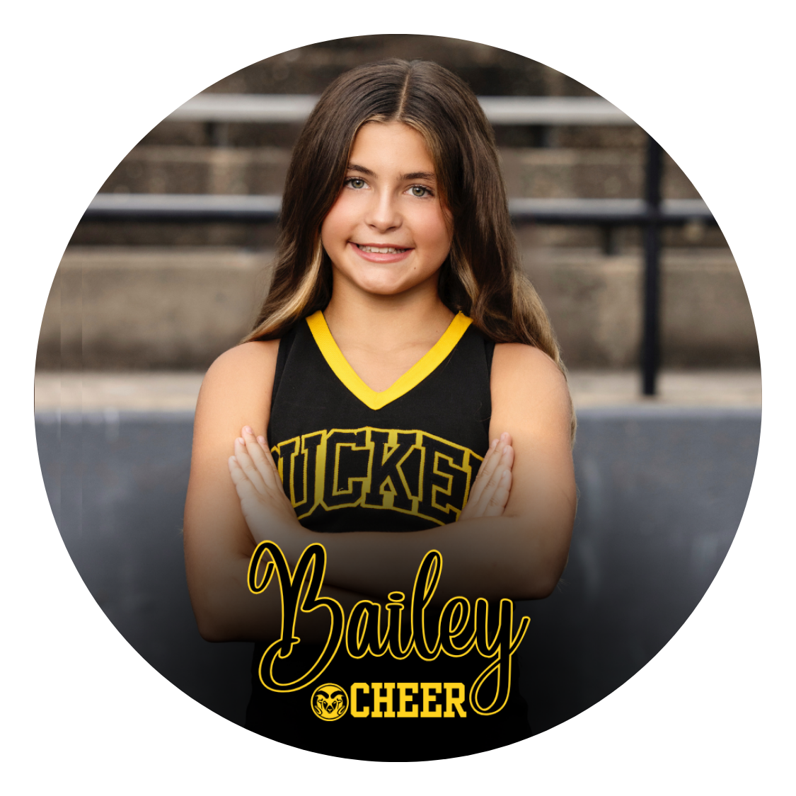 Ruckel Cheer Button