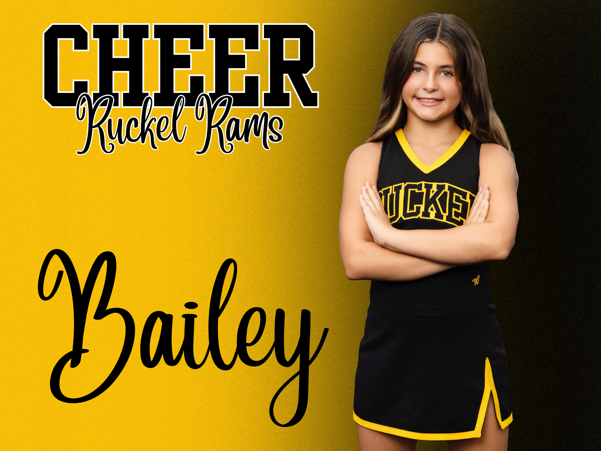 Ruckel Cheer Yard Sign