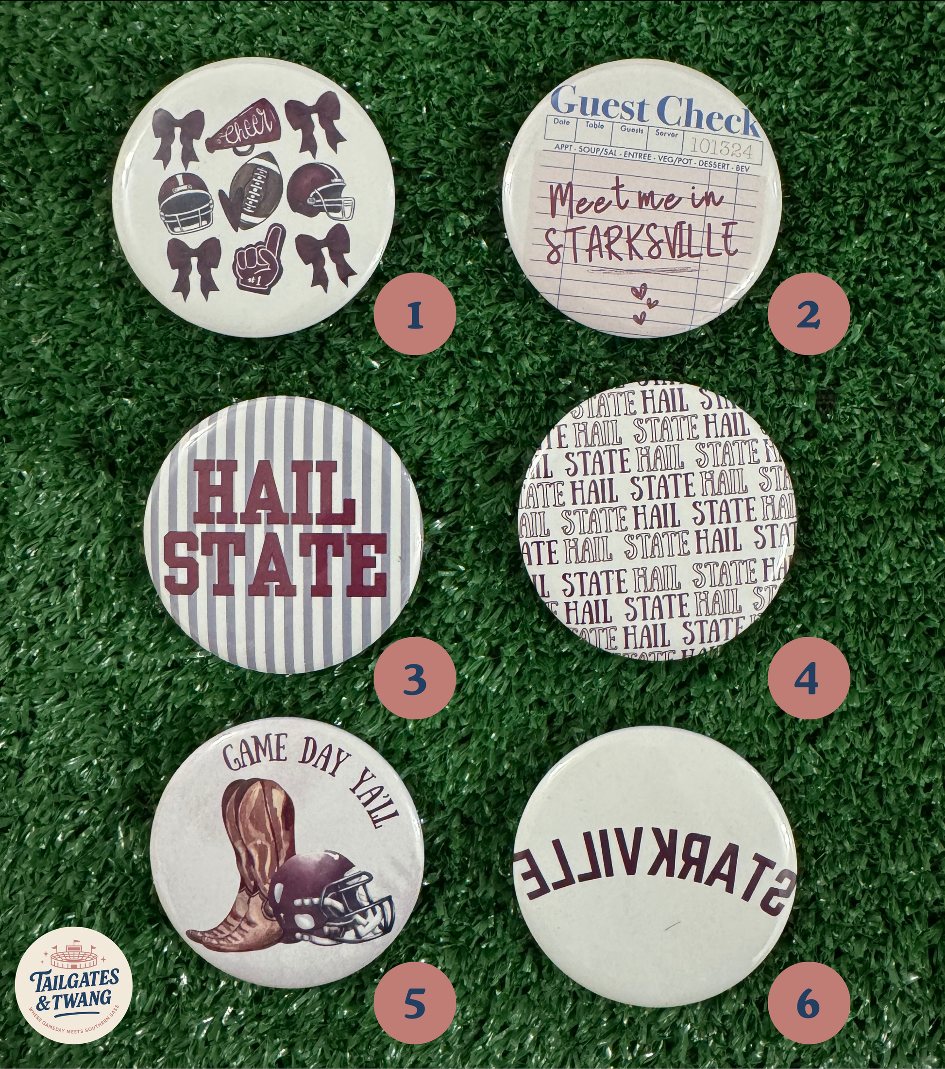 Mississippi State Game Day Buttons